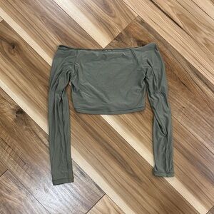 Aerie Olive Green Smoothez Top